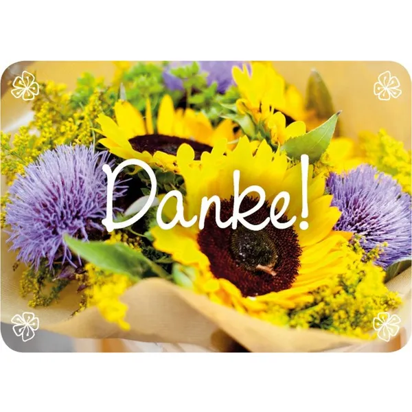 Produktbild des Artikels Danke! - Postkarte (Schreibwaren)