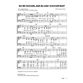 Produktbild des Artikels Ist dir bewusst, dass du sehr wertvoll bist (Noten - Download)