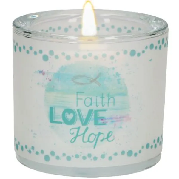 Produktbild des Artikels Windlicht LichtMomente "Faith-Love-Hope" ()