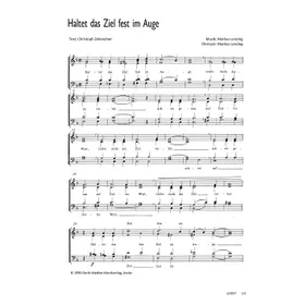 Produktbild des Artikels Haltet das Ziel fest im Auge (Noten - Download)