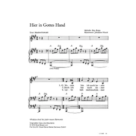 Produktbild des Artikels Hier in Gottes Hand (Noten - Download)