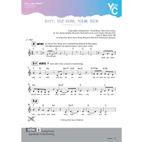Produktbild des Artikels Gott, der Herr segne dich (Noten - Download)