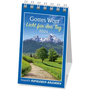 Produktbild des Artikels Gottes Wort - Licht für den Tag 2026 - Aufkleber-Kalender (Kalender - Spiralbindung)