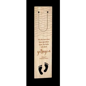 Produktbild des Artikels Lesezeichen "Spuren im Sand" (Schreibwaren)
