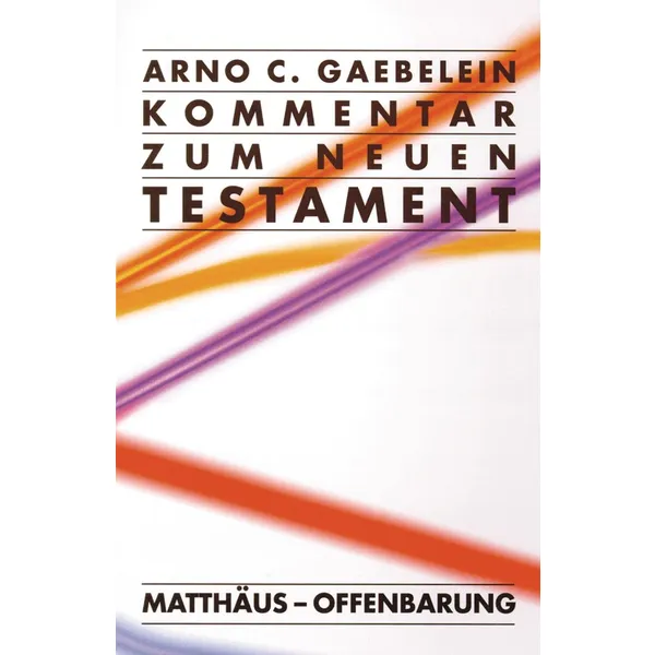 Produktbild des Artikels Kommentar zum NT, Band 3 (Buch - Gebunden)