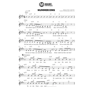 Produktbild des Artikels Nummer Eins (Noten - Download)