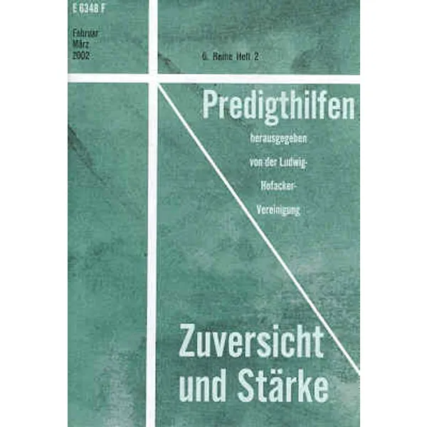 Produktbild des Artikels Zuversicht und Stärke, Reihe 6 Heft 2 (Zeitschrift - Geheftet)