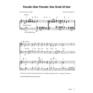 Produktbild des Artikels Freude über Freude: Das Grab ist leer (Noten - Download)