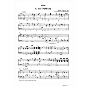 Produktbild des Artikels O du fröhliche (Klavier) (Noten - Download)