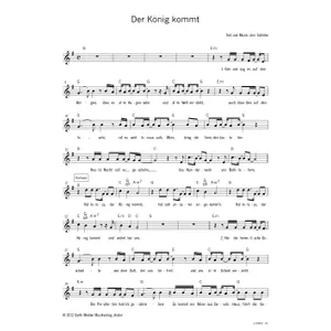 Produktbild des Artikels Der König kommt (Noten - Download)