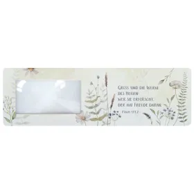 Produktbild des Artikels Lesezeichen Lupe Blumen (Schreibwaren)