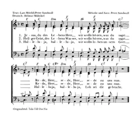 Produktbild des Artikels Jesus du des Lebens Herr (Noten - Download)