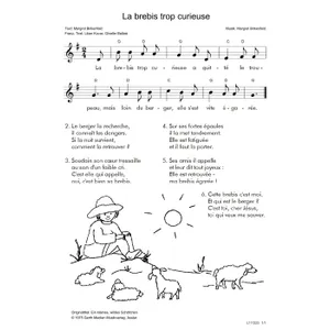 Produktbild des Artikels La brebis trop curieuse (Noten - Download)