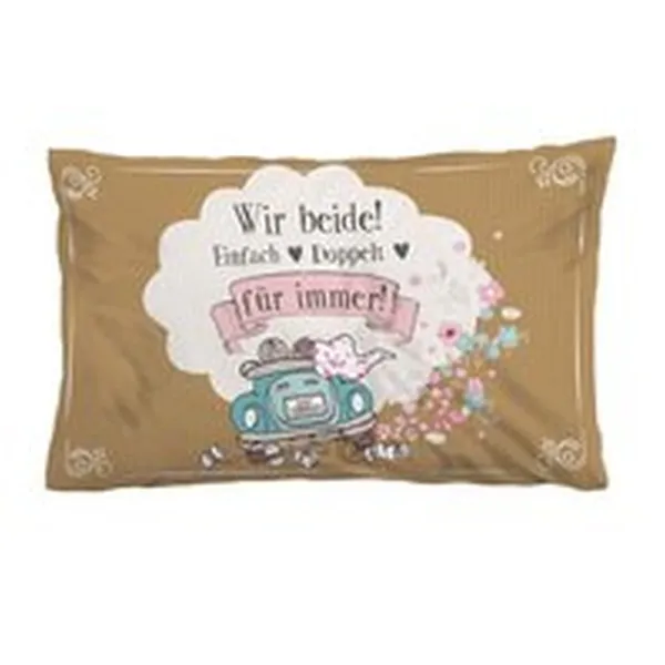 Produktbild des Artikels Kissen "Wir beide!Einfach-Doppelt-für immer!" ()