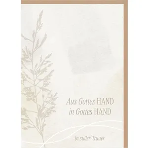 Produktbild des Artikels Faltkarte "Aus Gottes Hand" (Schreibwaren)