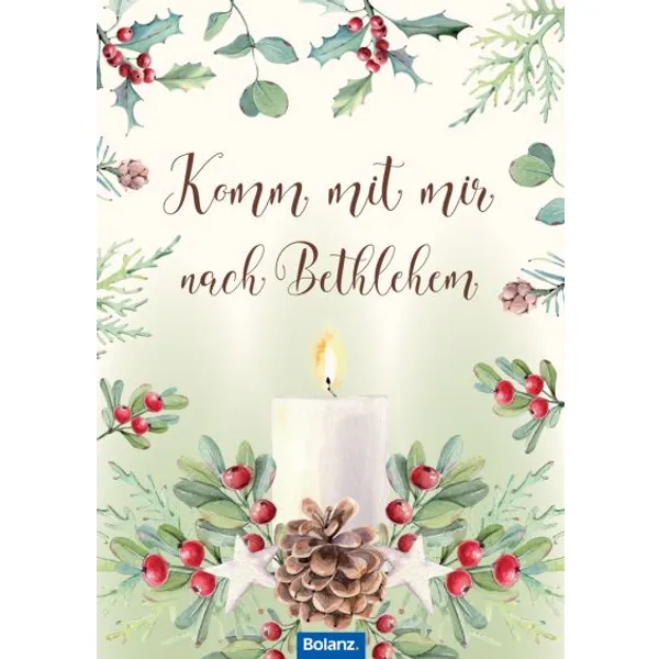 Produktbild des Artikels Grußheft "Komm mit mir nach Bethlehem" (Buch - Geheftet)