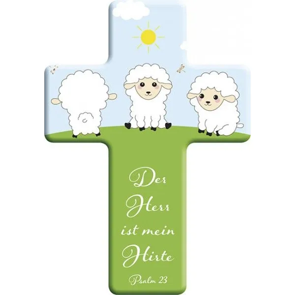 Produktbild des Artikels Metall-Kreuz "Der Herr ist mein Hirte - Psalm 23" ()
