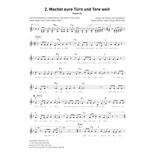 Produktbild des Artikels Machet eure Türn und Tore weit (Noten - Download)