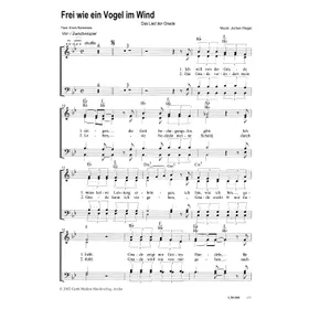 Produktbild des Artikels Frei wie ein Vogel im Wind (Noten - Download)