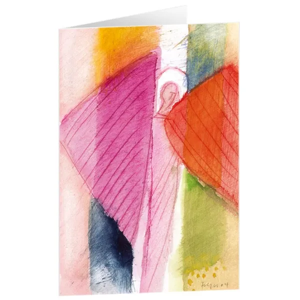 Produktbild des Artikels Kunstkarten "Engel an der Pforte" 5 Stk. (Schreibwaren)