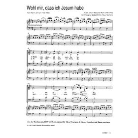 Produktbild des Artikels Wohl mir, dass ich Jesum habe (Noten - Download)