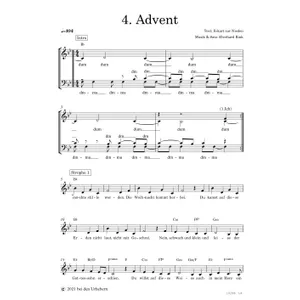 Produktbild des Artikels Vierter Advent (Noten - Download)
