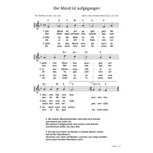 Produktbild des Artikels Der Mond ist aufgegangen (Noten - Download)