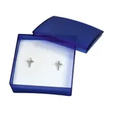 Stimmungsbild zu Ohrstecker "Kreuz" silber