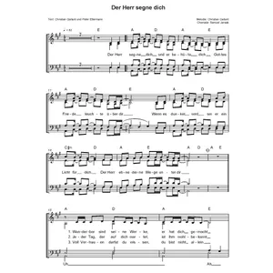 Produktbild des Artikels Der Herr segne dich (Noten - Download)
