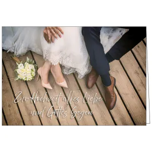 Produktbild des Artikels Faltkarte: Zur Hochzeit alles Liebe (Schreibwaren)