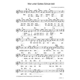 Produktbild des Artikels Wer unter Gottes Schutz lebt (Noten - Download)