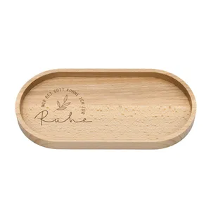 Produktbild des Artikels Holztablett "Nur bei Gott komme ich zur Ruhe" ()