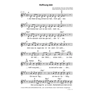 Produktbild des Artikels Hoffnung lebt (Noten - Download)