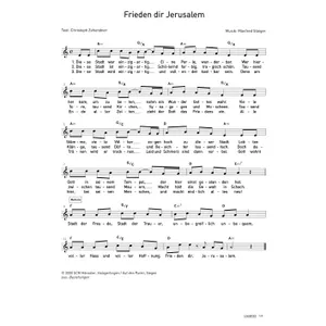 Produktbild des Artikels Frieden dir Jerusalem (Noten - Download)