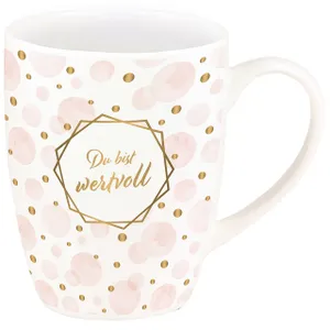 Produktbild des Artikels Tasse "Du bist wertvoll" (Gold-Edition) ()