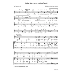 Produktbild des Artikels Lobe den Herrn, meine Seele (Noten - Download)