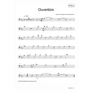 Produktbild des Artikels Ouvertüre (nach Morgenglanz der Ewigkeit) (E-Bass) (Noten - Download)