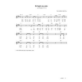 Produktbild des Artikels Er kam zu uns (Noten - Download)