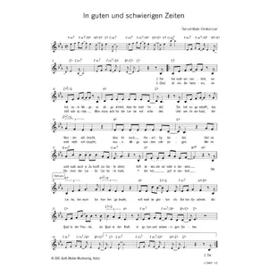 Produktbild des Artikels In guten und schwierigen Zeiten (Noten - Download)