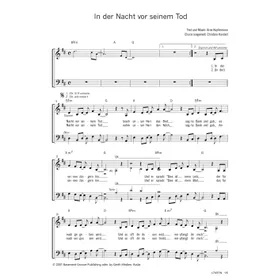 Produktbild des Artikels In der Nacht vor seinem Tod (Noten - Download)