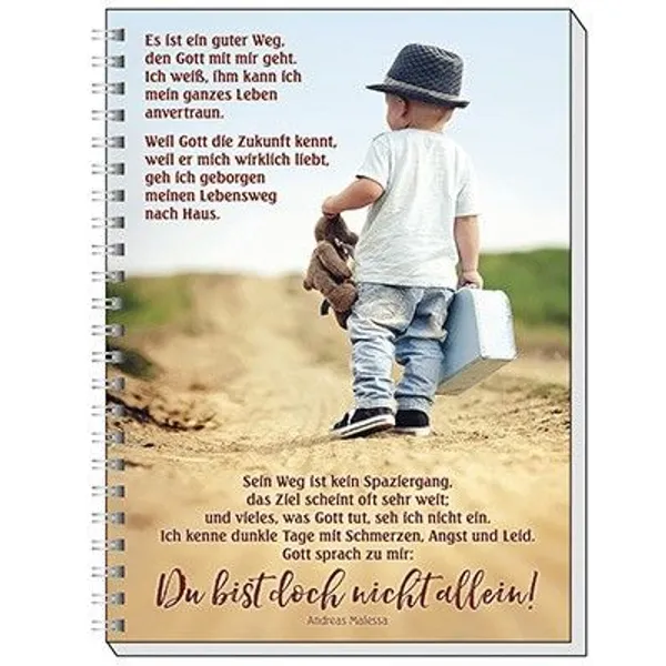 Produktbild des Artikels Memo Block A5: Es ist ein guter Weg (Schreibwaren - Spiralbindung)