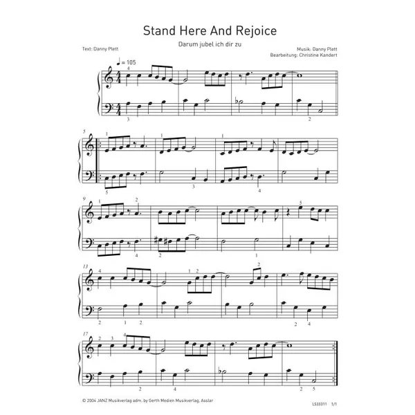 Produktbild des Artikels Darum jubel ich dir zu (Noten - Download)