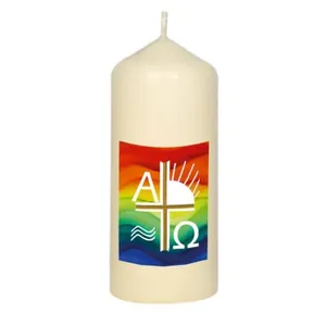 Produktbild des Artikels Kerze Alpha/Omega - groß ()