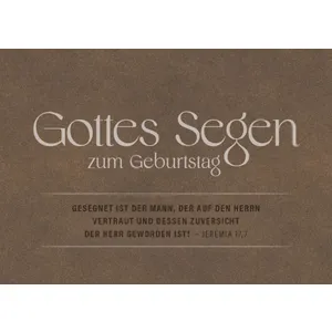 Produktbild des Artikels Postkarten "Gottes Segen zum Geburtstag" 12 Stk. (Schreibwaren)