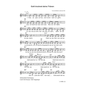 Produktbild des Artikels Gott trocknet deine Tränen (Noten - Download)