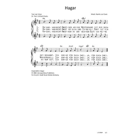 Produktbild des Artikels Hagar (Noten - Download)