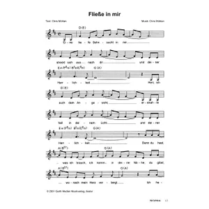 Produktbild des Artikels Fließe in mir (Noten - Download)