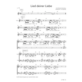 Produktbild des Artikels Lied deiner Liebe (Noten - Download)