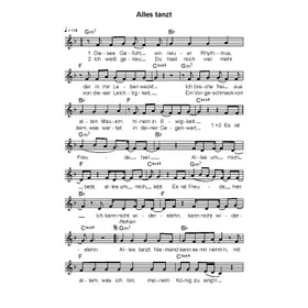 Produktbild des Artikels Alles tanzt (Noten - Download)