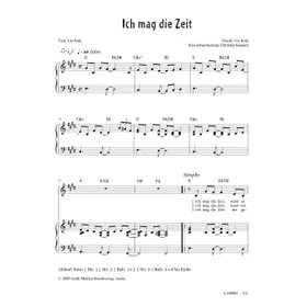 Produktbild des Artikels Ich mag die Zeit (Noten - Download)